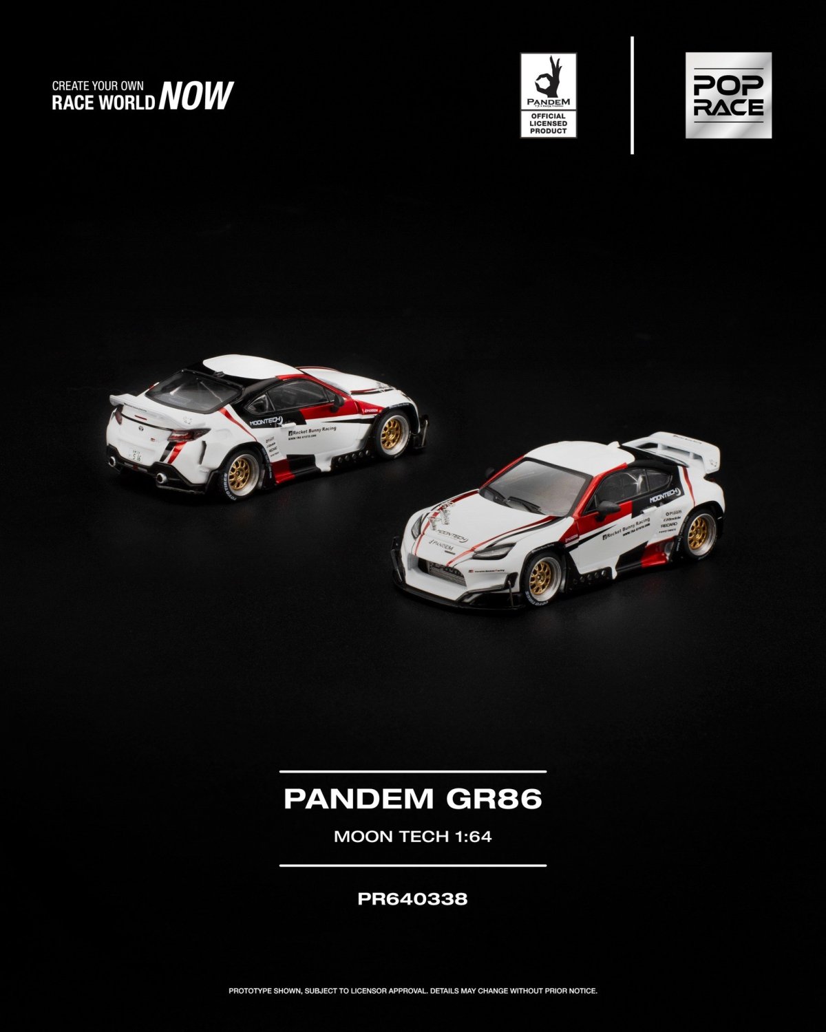 2027 Pandem GR86 "Moon Tech" White: Image 3