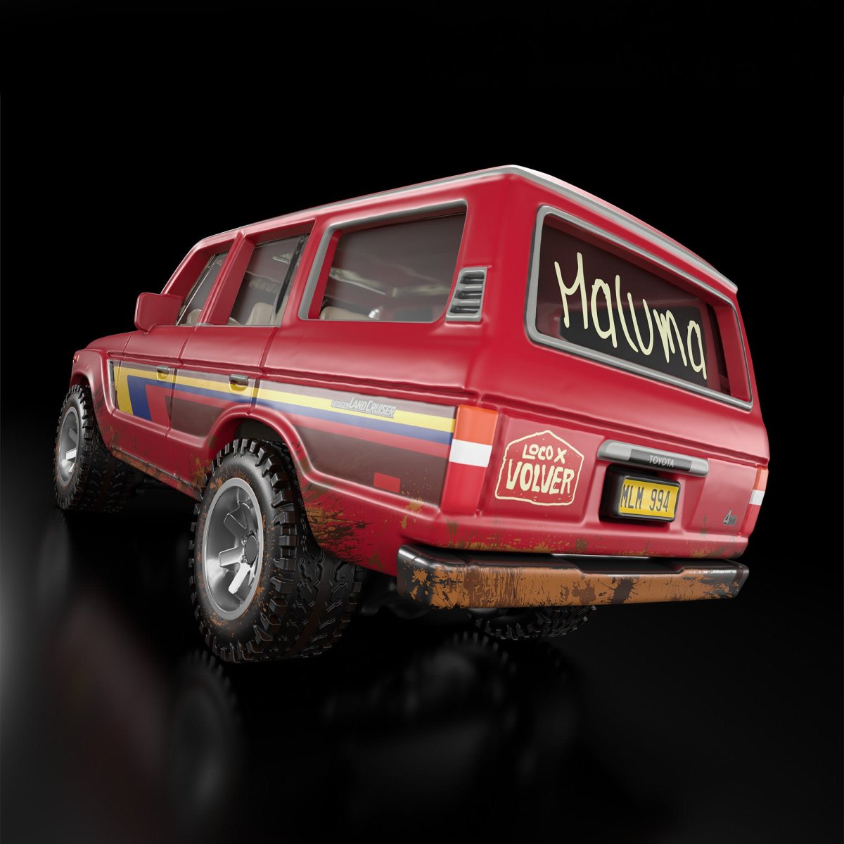 2026 Toyota Land Cruiser FJ60 Red: Image 6