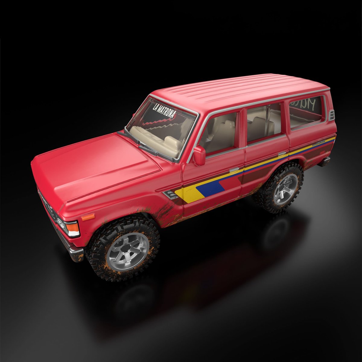 2026 Toyota Land Cruiser FJ60 Red: Image 15