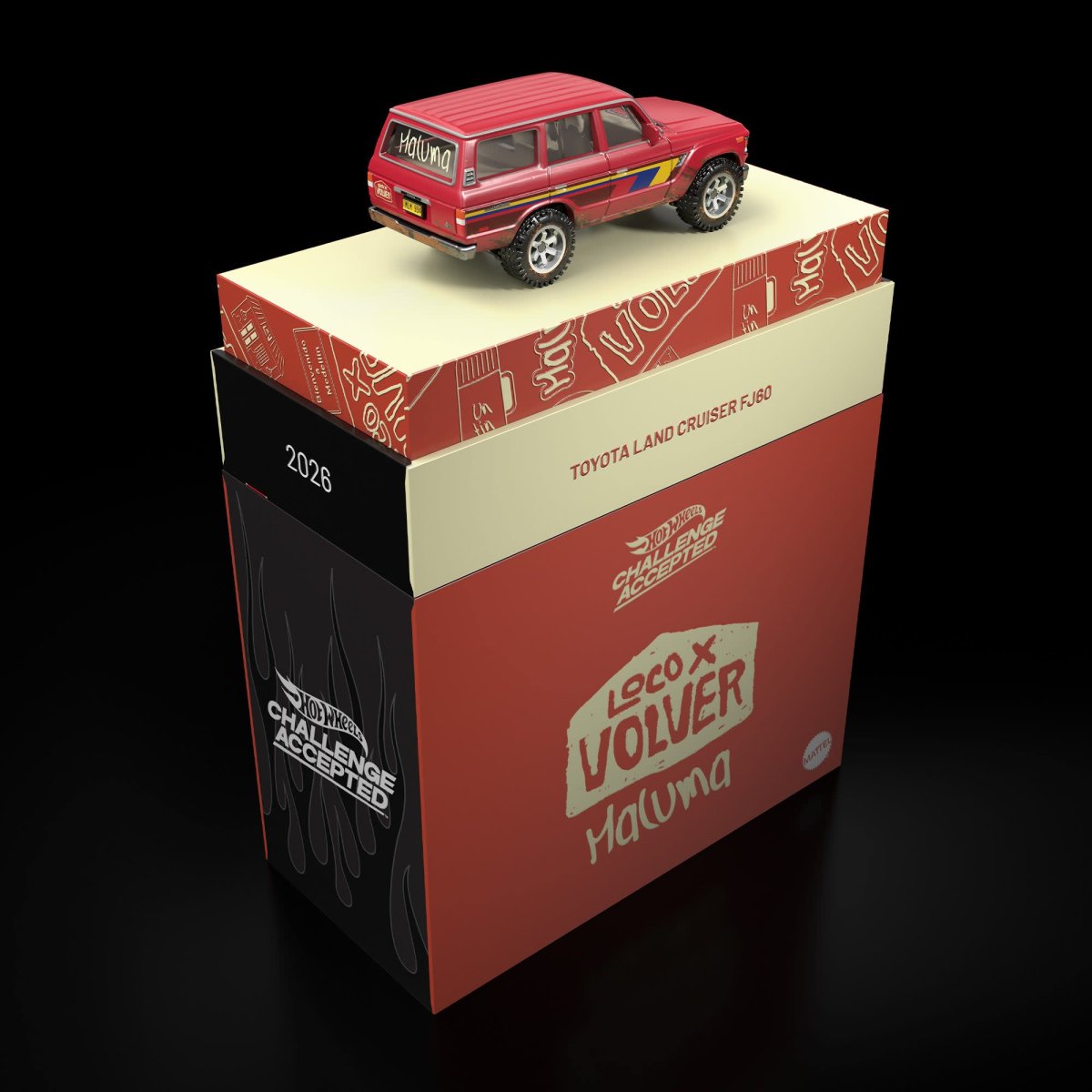 2026 Toyota Land Cruiser FJ60 Red: Image 3