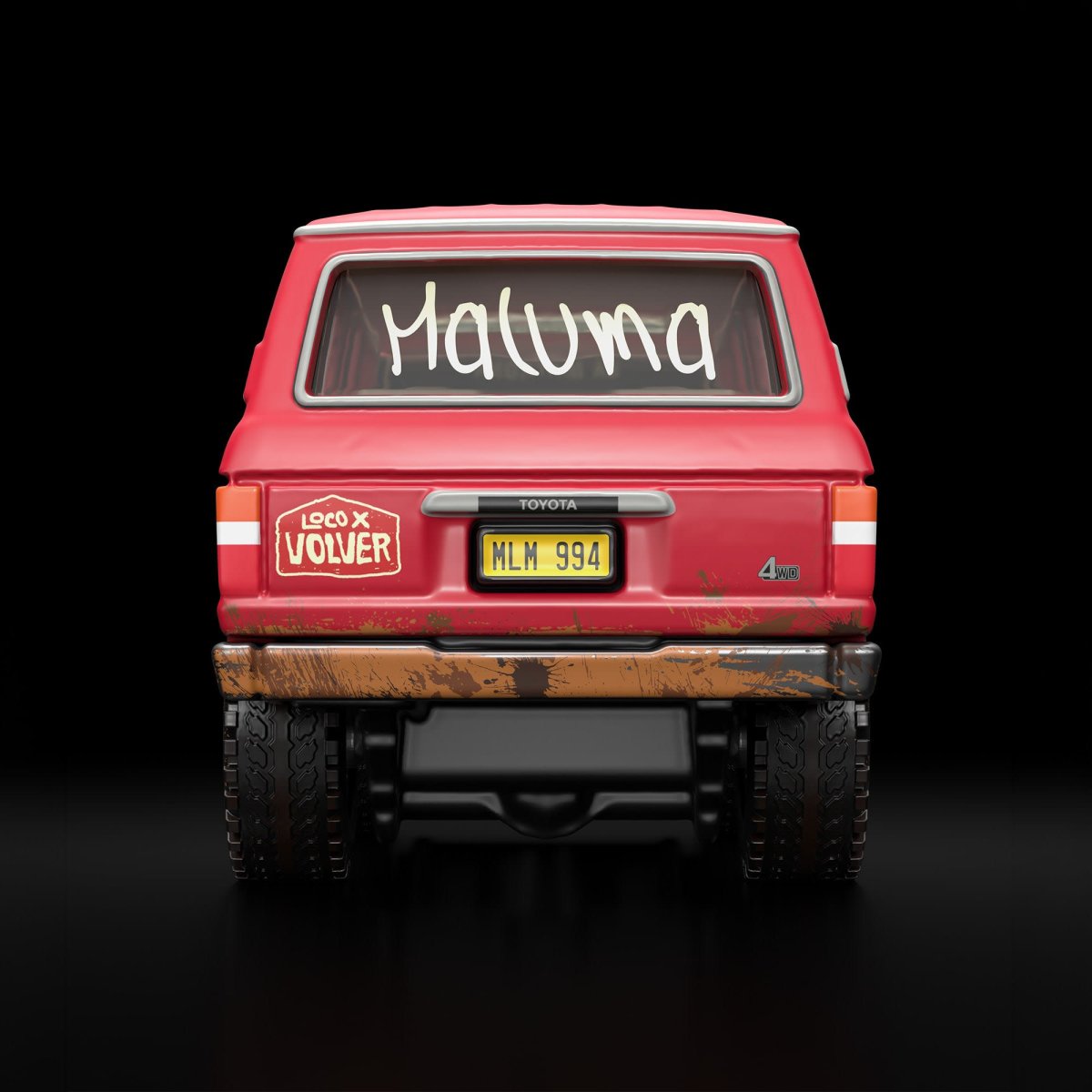 2026 Toyota Land Cruiser FJ60 Red: Image 4