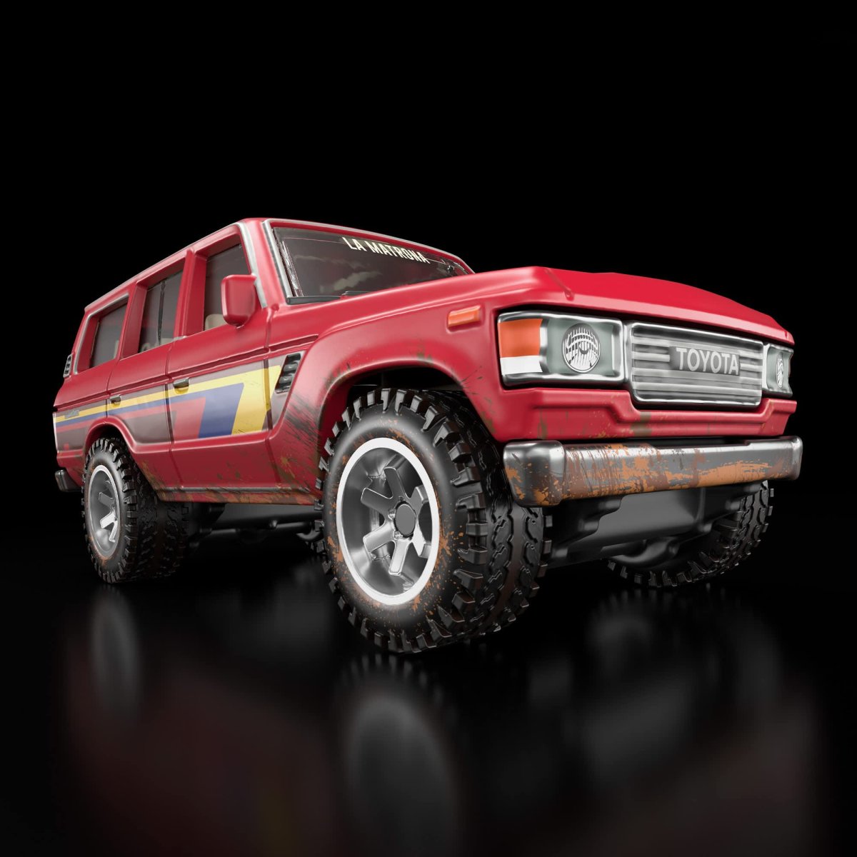 2026 Toyota Land Cruiser FJ60 Red: Image 9