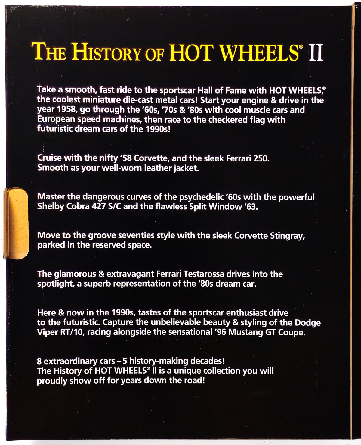 1996 FAO Schwarz History of Hot Wheels II 8-Pack: Image 4