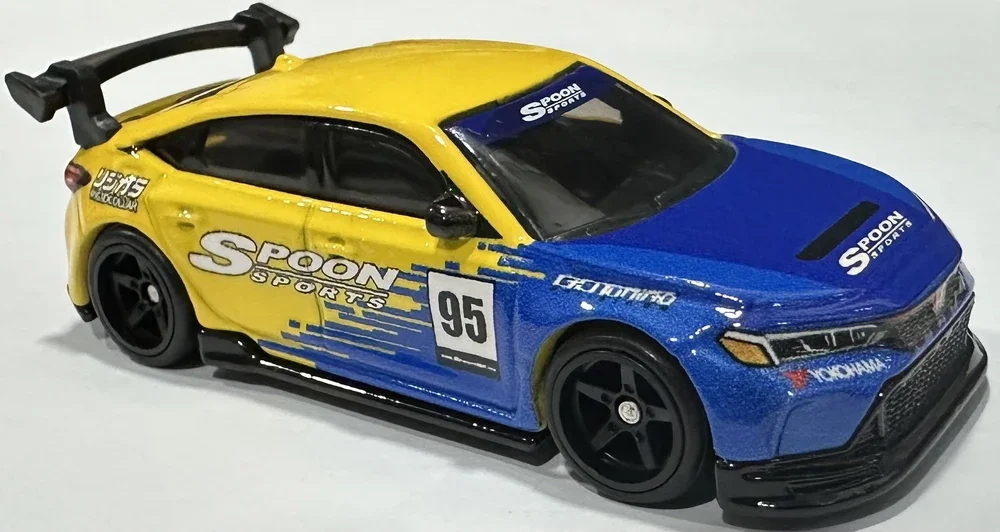 2025 99 Honda Civic Type R (EK9) & Honda Civic Type R Spoon 2-Pack Yellow: Image 3