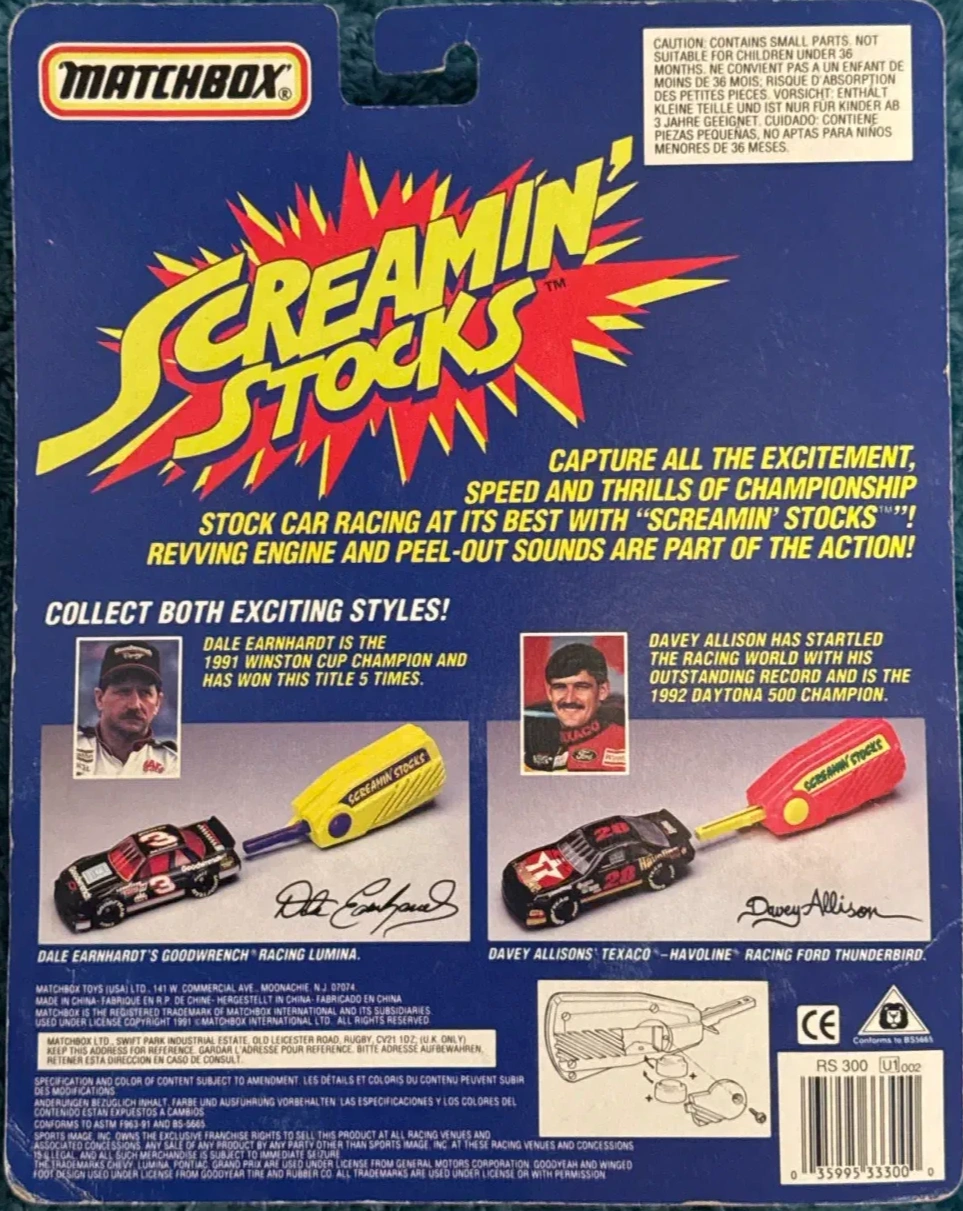 1992 Racing Ford Thunderbird Texaco Havoline #28 Black: No Package: Image 2