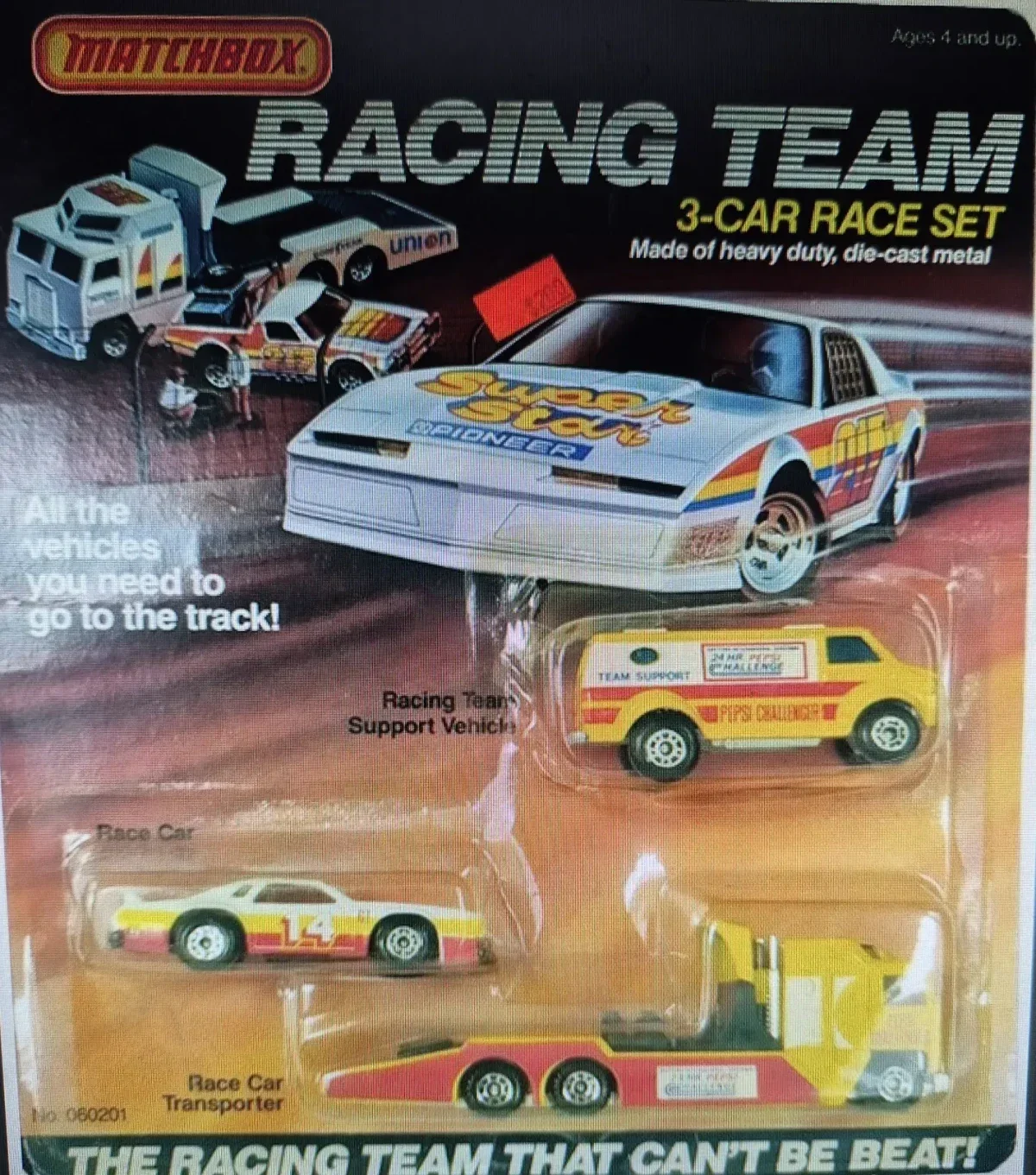 1986 Kenworth Cabover Race Car Transporter Pepsi Yellow: Multipack: Image 2