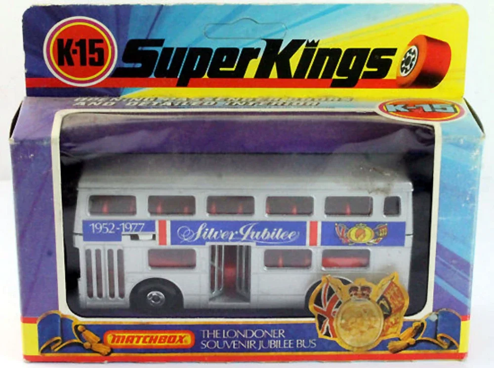 1977 The Londoner Souvenir Jubilee Bus Silver: Box: Image 2
