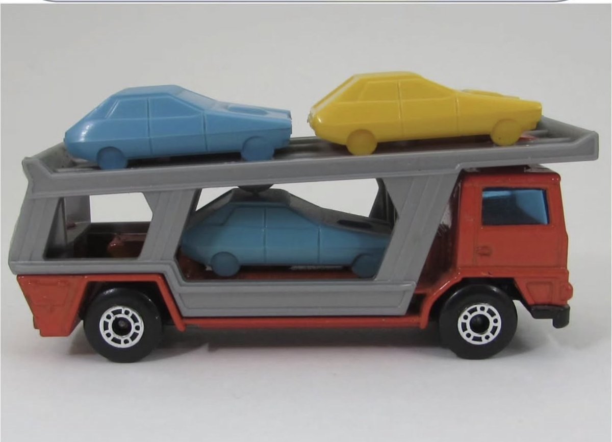 1983 Car Transporter Red: Image 2