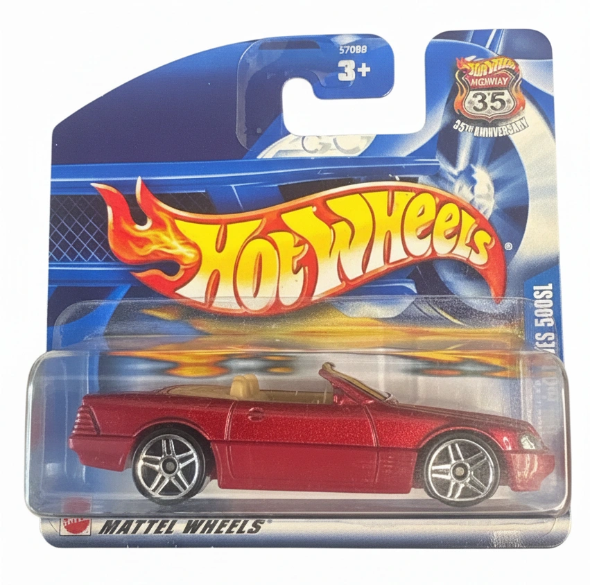 2003 Mercedes 500SL Red: Short: Image 2