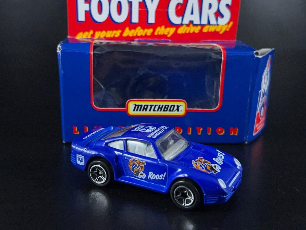 1997 Porsche 959 North Melbourne Kangaroos Blue: Image 4
