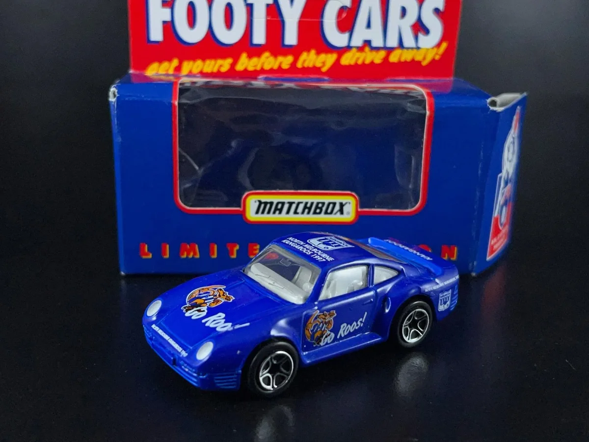 1997 Porsche 959 North Melbourne Kangaroos Blue: Image 2