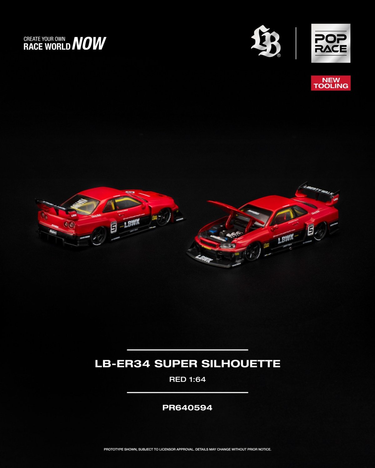 2026 LB-ER34 Super Silhouette Red: Image 3