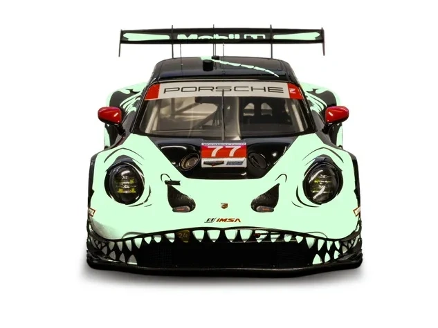 2026 Porsche 911 GT3 R #77 2026 IMSA Road Atlanta AO Racing Black: Image 3
