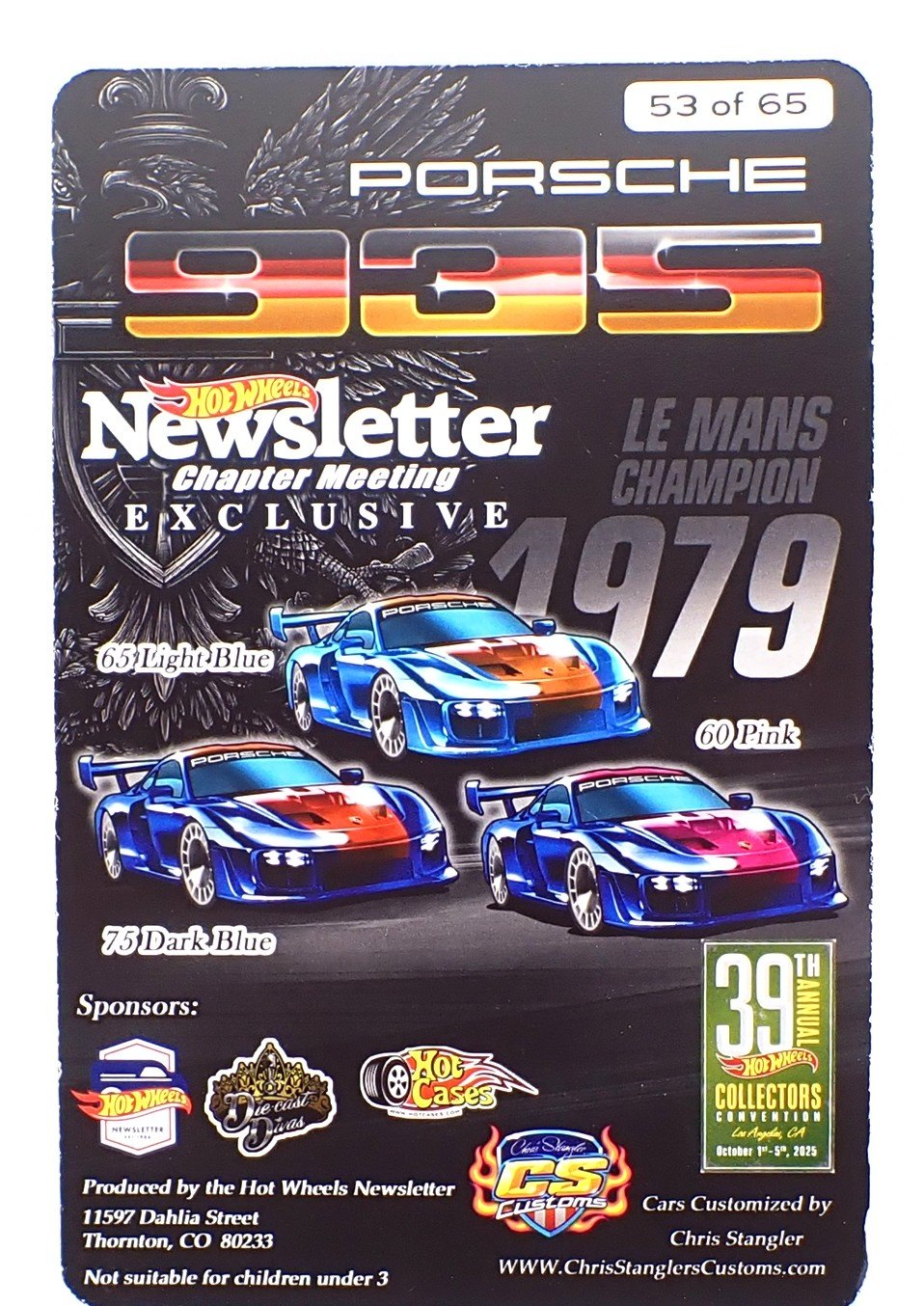 2025 Porsche 935 Blue: Long (US): Image 3