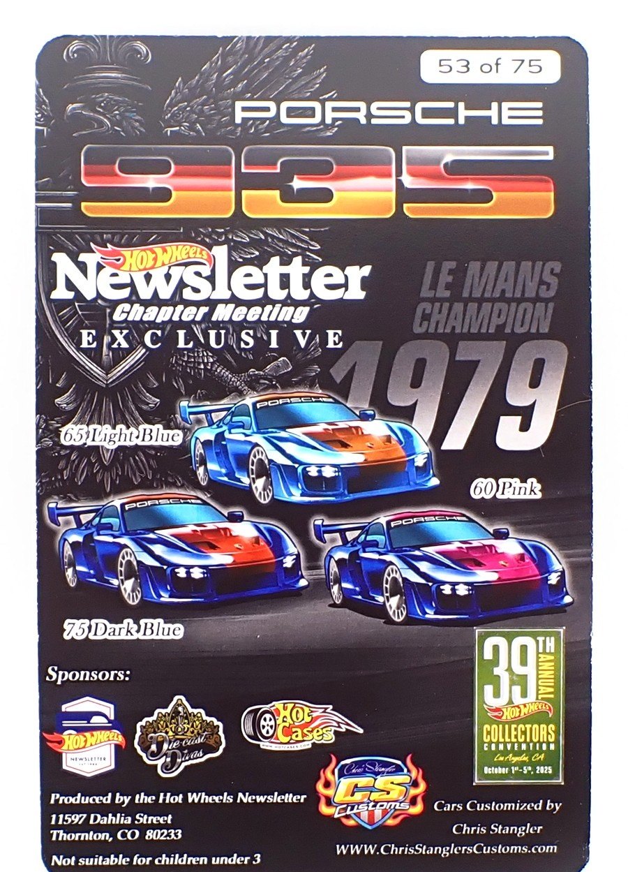 2025 Porsche 935 Blue: Long (US): Image 3