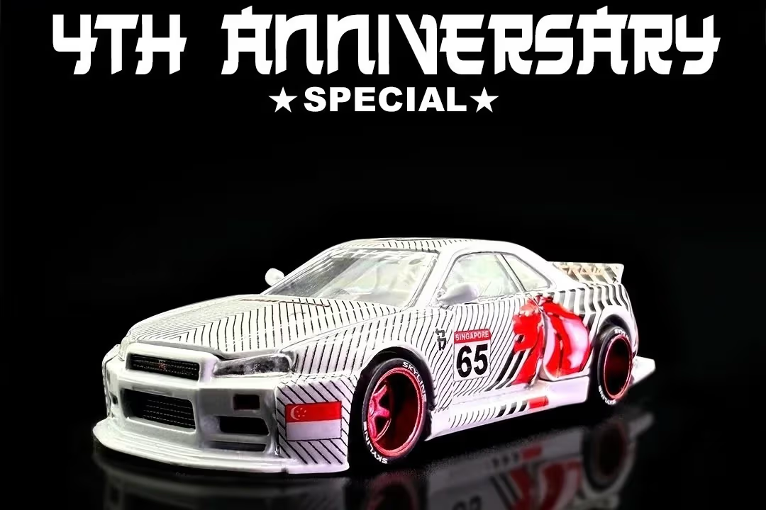 2026 Nissan Skyline GT-R (R34) Black Crow Customs White: Image 3