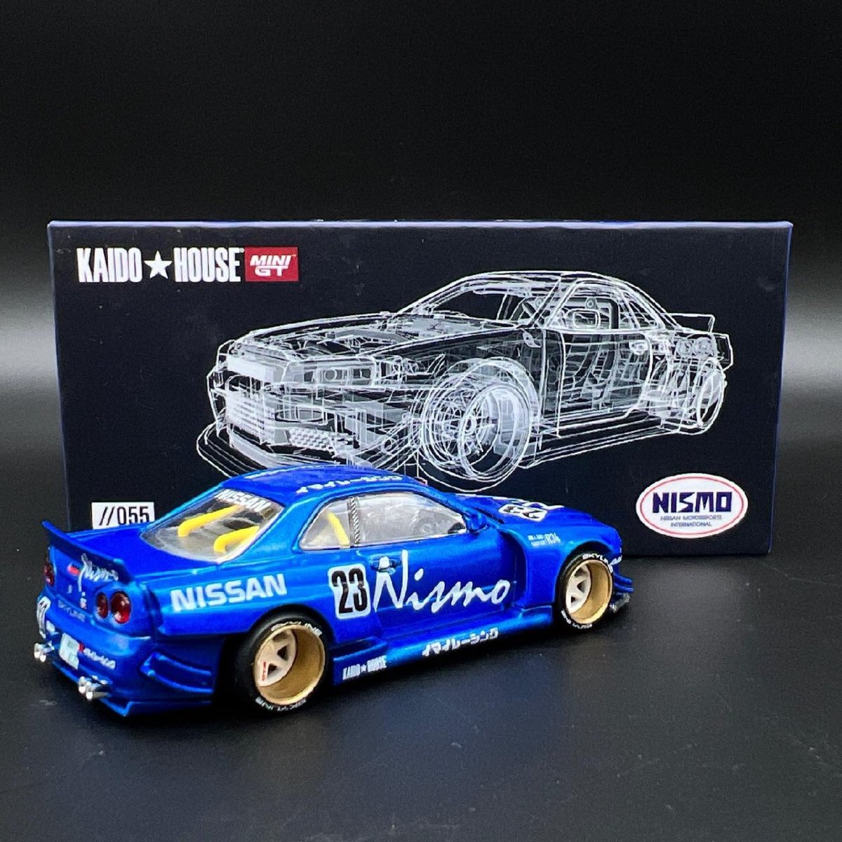 2023 Nissan Skyline GT-R (R34) Kaido Works V3 Blue: Image 2