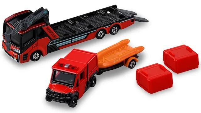 2026 MORITA SMALL OFF-ROAD FIRE FIGHTING VEHICLE Red Ladybug & Transporter Red: Image 4