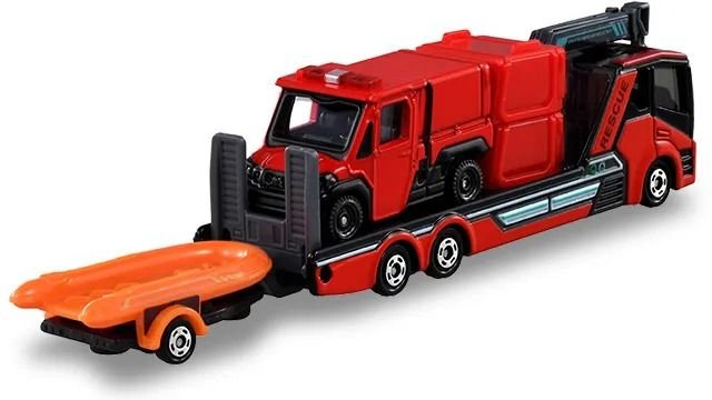 2026 MORITA SMALL OFF-ROAD FIRE FIGHTING VEHICLE Red Ladybug & Transporter Red: Image 3