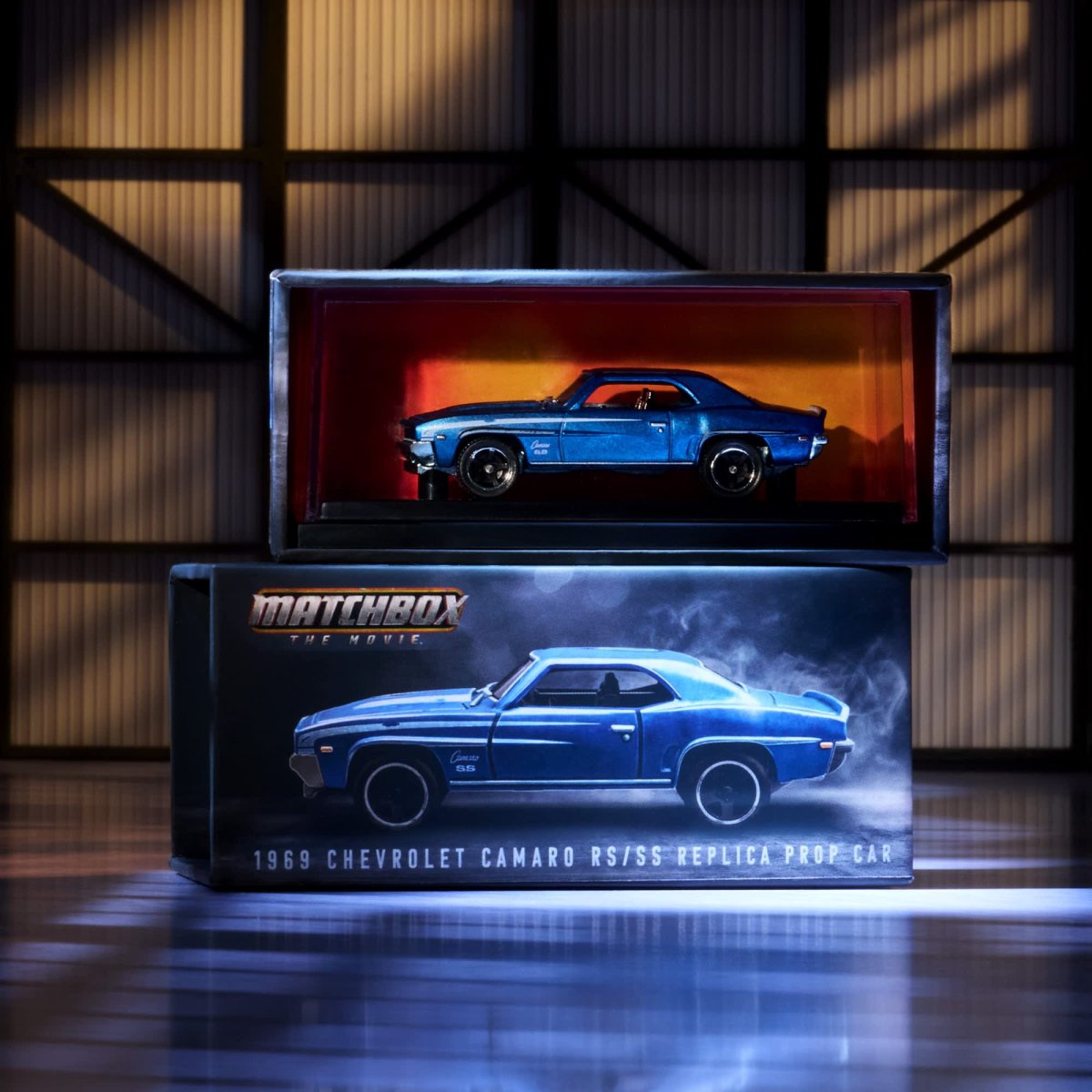 2026 1969 Chevrolet Camaro RS/SS Prop Car Replica Blue: Box: Image 2