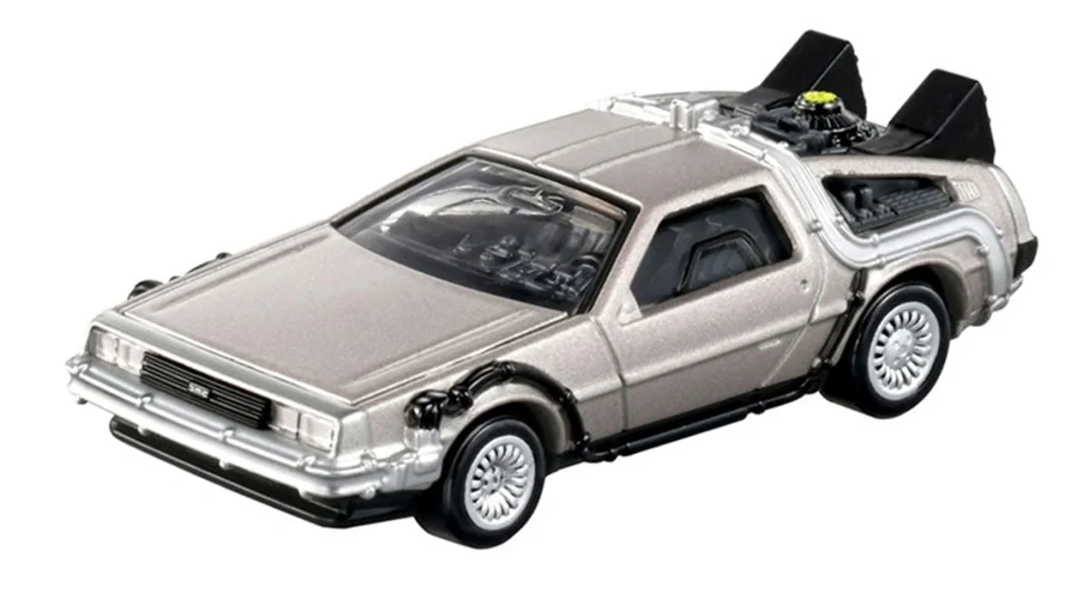 2022 Back to the Future Delorean (Time Machine) Silver: Image 2