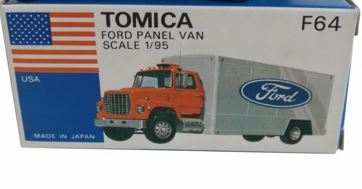 1980 Ford Panel Van Orange: Box: Image 2