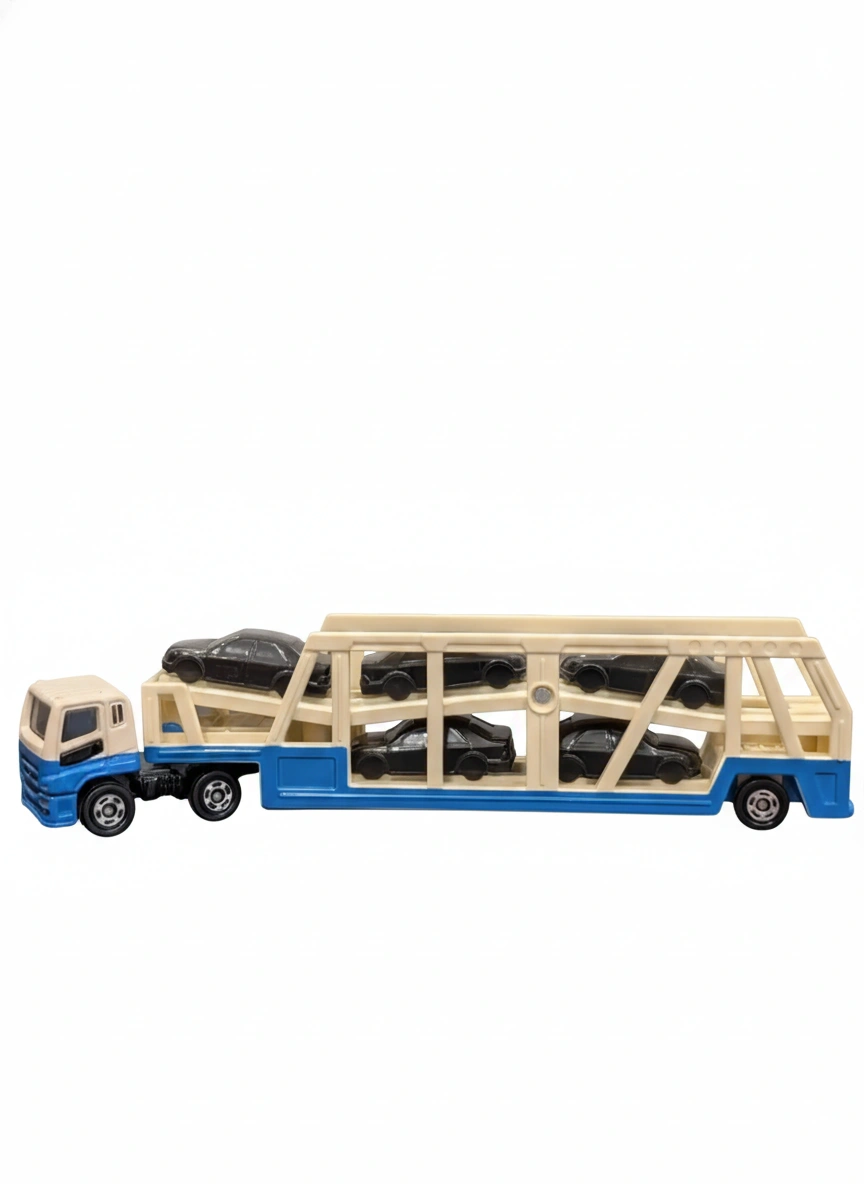 2009 Mitsubishi Fuso Super Great Transporter Blue: Image 3