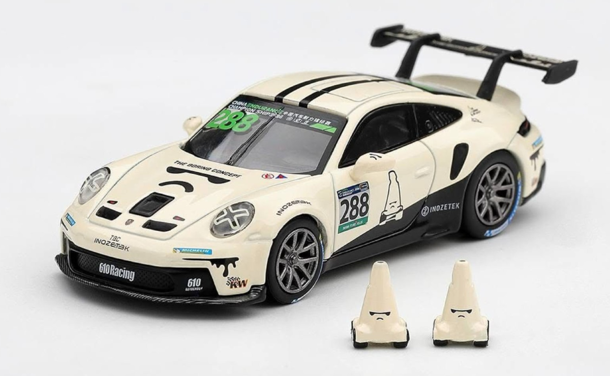 2026 Porsche 911 GT3 Cup #288 610 Racing 2024 The Boring Company Beige: Image 2