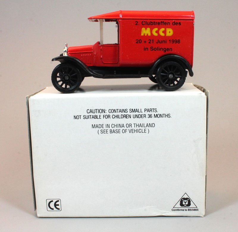 1998 1921 Ford Model T Van Red: Box: Image 3