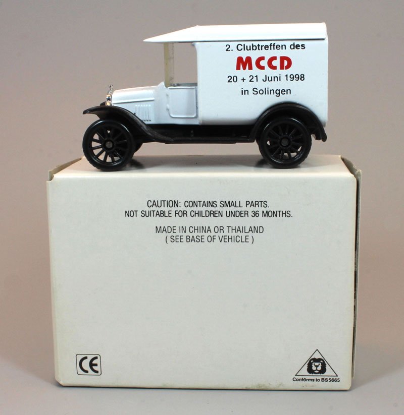 1998 1921 Ford Model T Van White: Box: Image 3