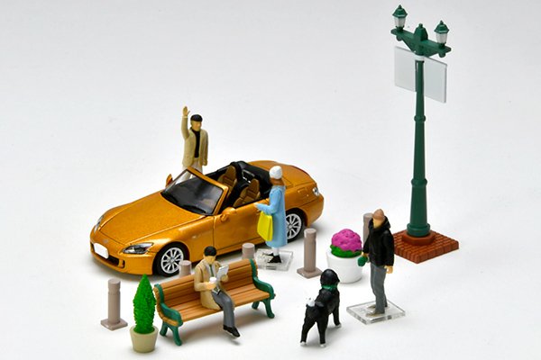 2006 DioColle 64 #CarSnap 22a City Street Corner 2 Honda S2000 Orange: Image 8