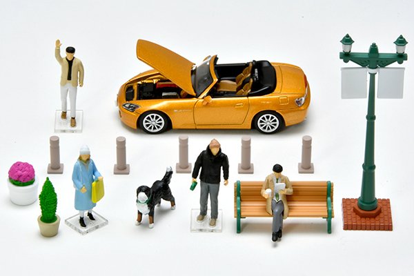 2006 DioColle 64 #CarSnap 22a City Street Corner 2 Honda S2000 Orange: Image 9