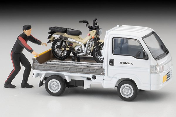 2025 Honda Acty Truck, Motorcycle Shop Specification, with Honda CT125 Hunter Cub White: Image 8
