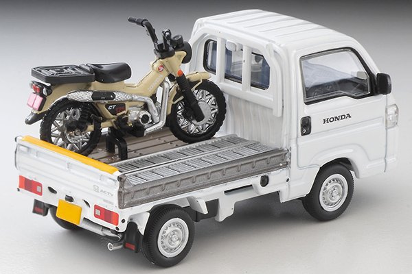 2025 Honda Acty Truck, Motorcycle Shop Specification, with Honda CT125 Hunter Cub White: Image 2