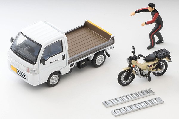 2025 Honda Acty Truck, Motorcycle Shop Specification, with Honda CT125 Hunter Cub White: Image 9