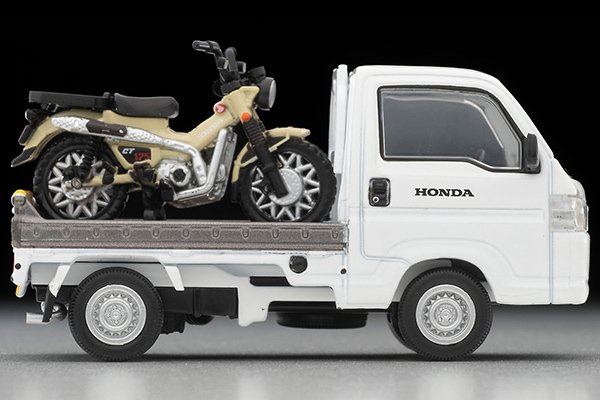 2025 Honda Acty Truck, Motorcycle Shop Specification, with Honda CT125 Hunter Cub White: Image 5