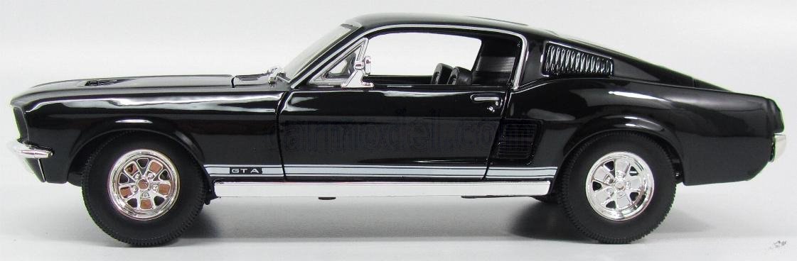1967 Mustang GTA Fastback Black: No package: Image 6