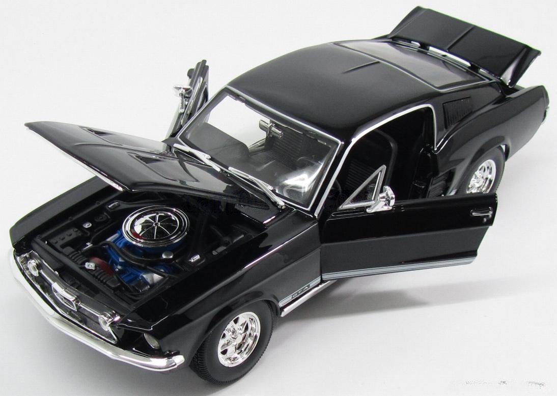 1967 Mustang GTA Fastback Black: No package: Image 9