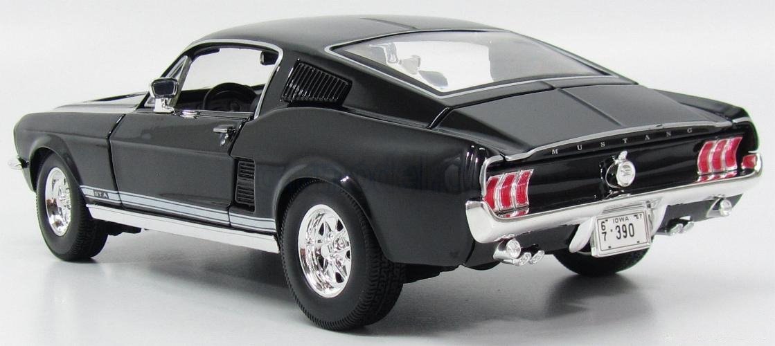1967 Mustang GTA Fastback Black: No package: Image 8