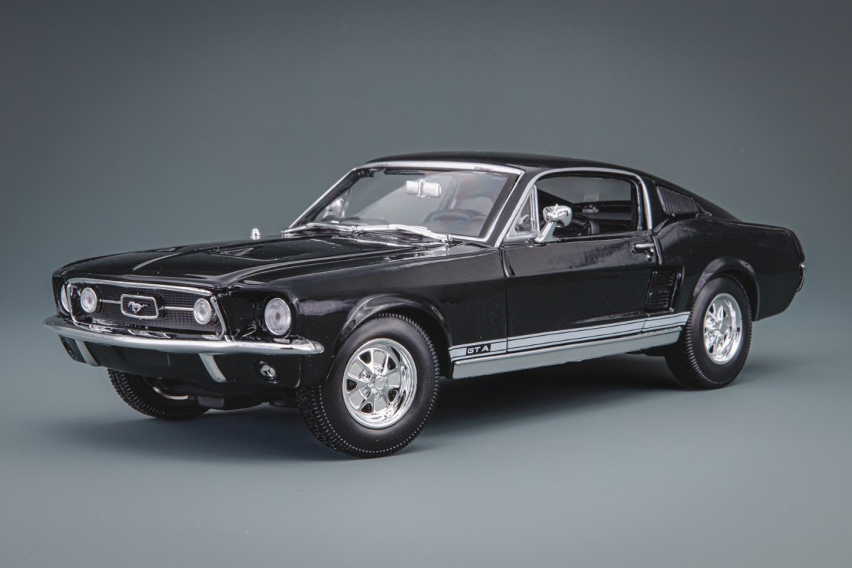 1967 Mustang GTA Fastback Black: No package: Image 12