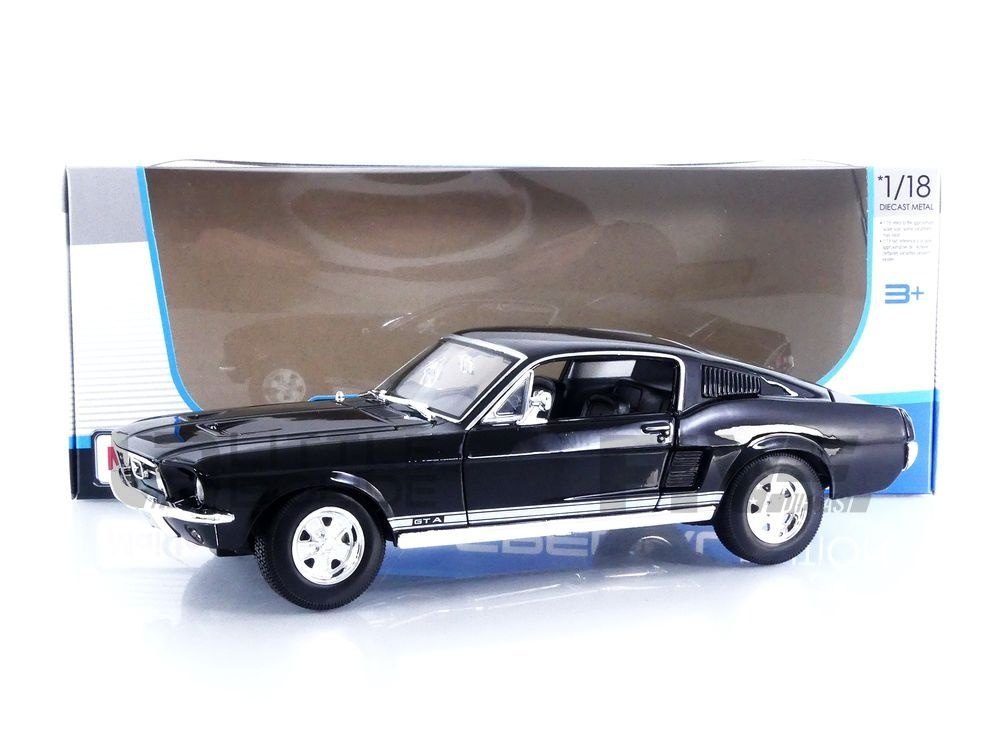 1967 Mustang GTA Fastback Black: No package: Image 16