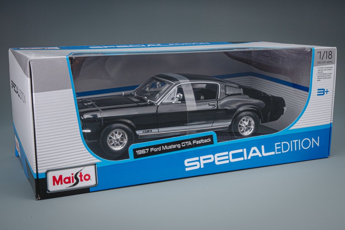 1967 Mustang GTA Fastback Black: No package: Image 15