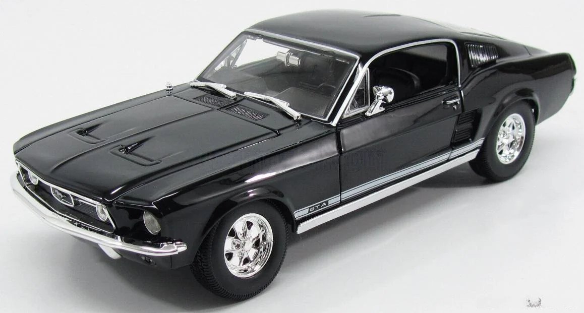 1967 Mustang GTA Fastback Black: No package: Image 2
