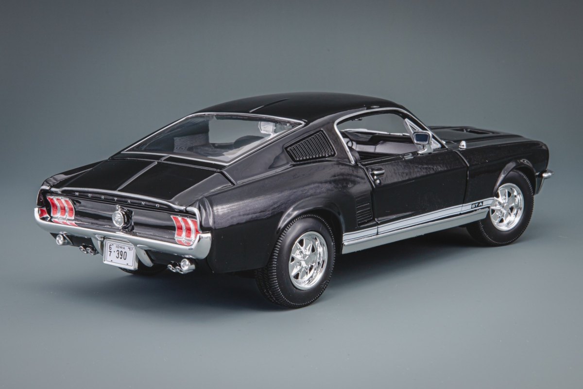1967 Mustang GTA Fastback Black: No package: Image 13