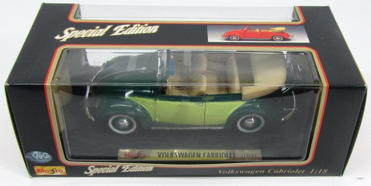 1951 Beetle Cabriolet Open Green: No package: Image 3