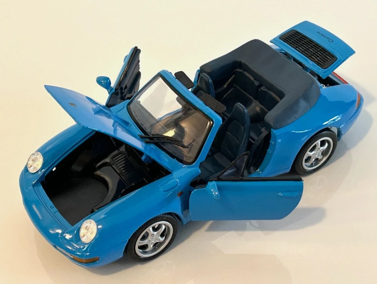 1994 911 Carrera Cabriolet Blue: No package: Image 2
