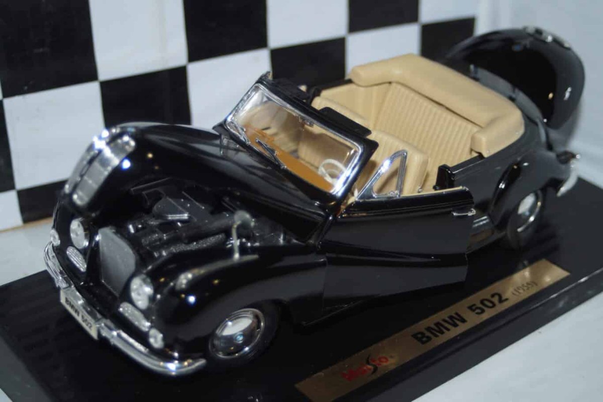 1955 502 Cabriolet Black: No package: Image 13