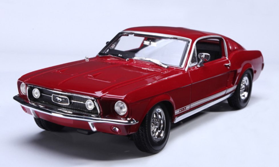 1967 Mustang GTA Fastback Red: No package: Image 10
