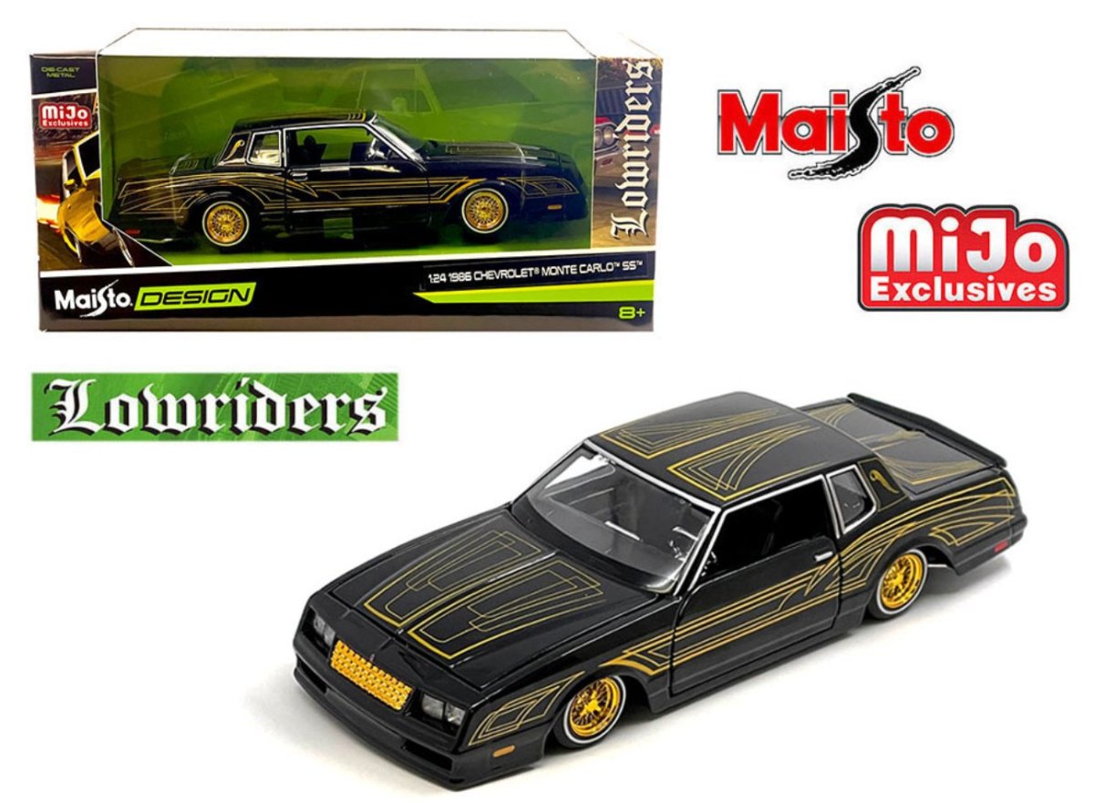 1986 Monte Carlo Lowrider Black: No package: Image 5