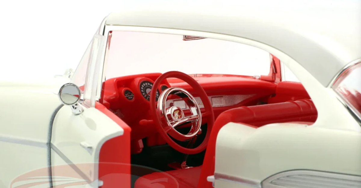 1957 Bel Air Coupe White: No package: Image 19